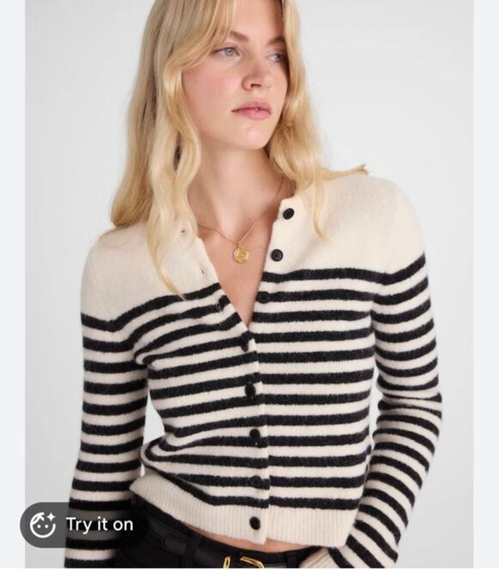 Madewell CloudSoft Shrunken Cardigan Size XS